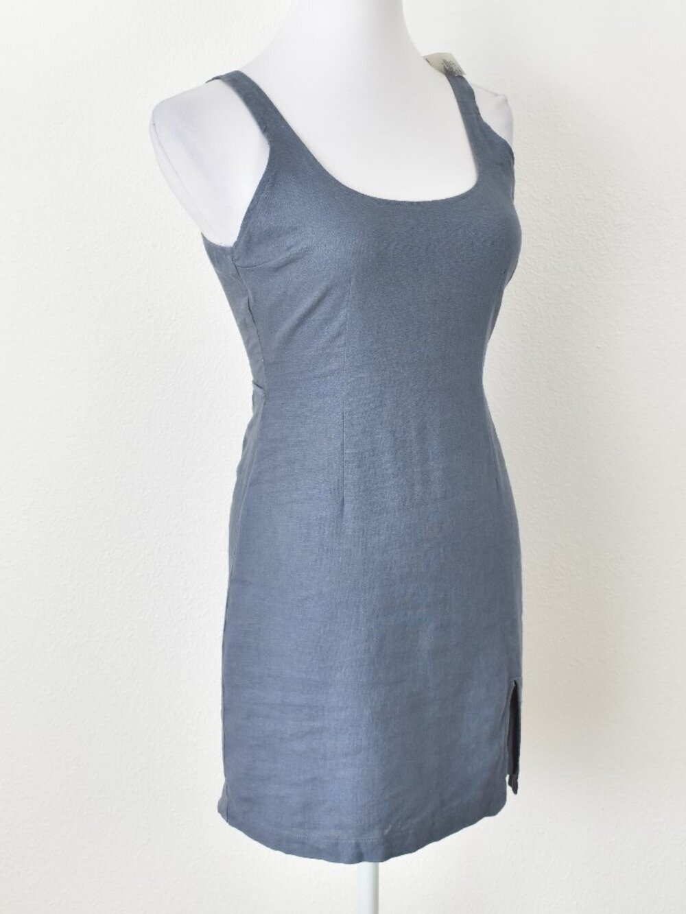 Abercrombie & Fitch Linen Mini Dress with Scrunchie NEW - XXS - Picture 7 of 9